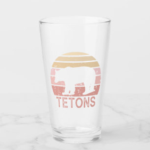 Tetons Retro Bär Glas
