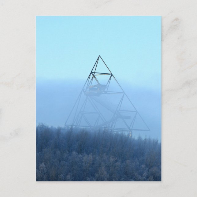 Tetraeder Postkarte (Vorderseite)