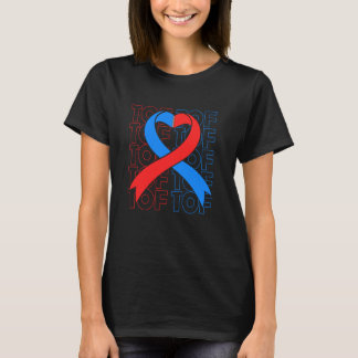Tetralogie der Fallot Awareness Month Ribbon Tof W T-Shirt