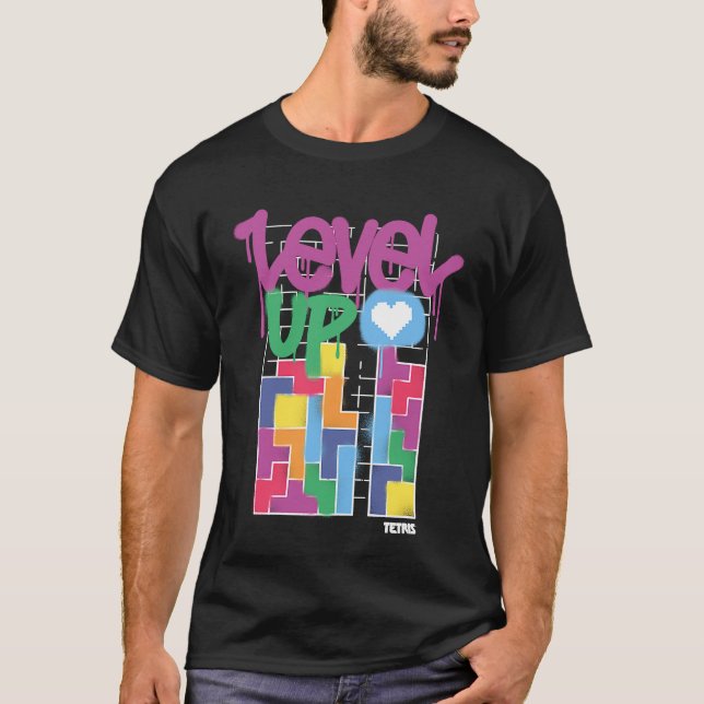 Tetris Level Up T-Shirt (Vorderseite)