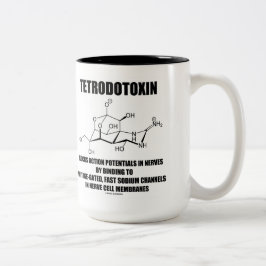 Tetrodotoxin blockiert Aktionspotenziale in den Zweifarbige Tasse