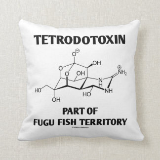 Tetrodotoxin-Teil des Fugu Fisch-Gebiets Kissen