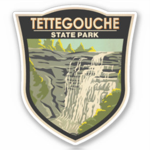 Tettegouche Staat Park Minnesota Vintag Aufkleber