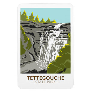 Tettegouche Staat Park Minnesota Vintag Magnet