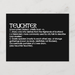 Teuchter Postkarte