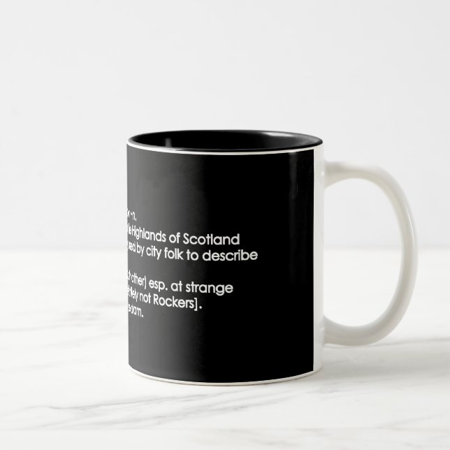 Teuchter Zweifarbige Tasse (Rechts)