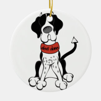 Teufel-Däne-Verzierung Keramik Ornament