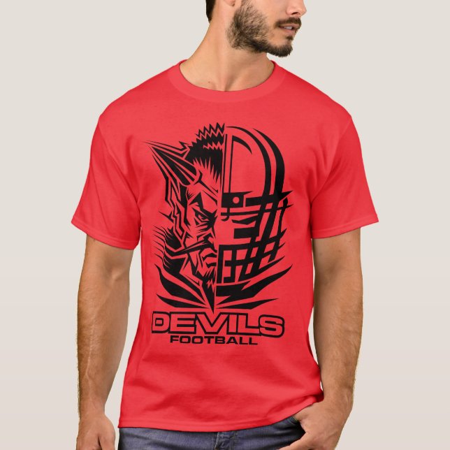TEUFEL-FUSSBALL T-Shirt (Vorderseite)