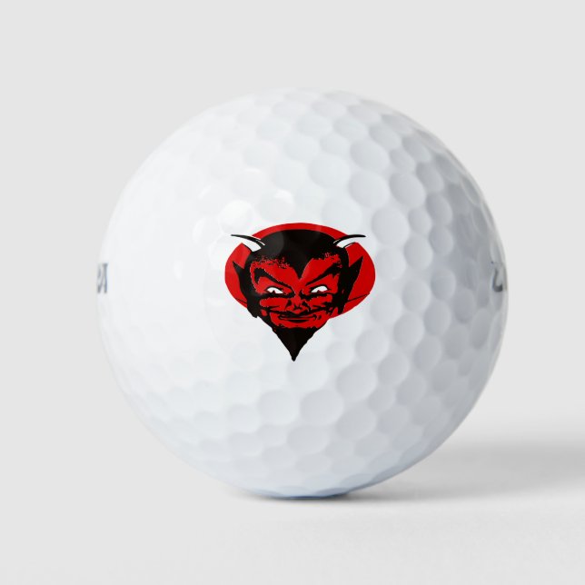 Teufel Golfball (Vorderseite)