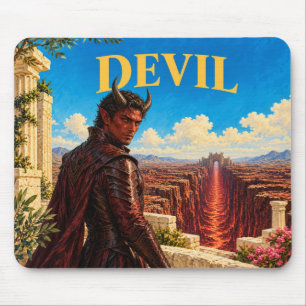 Teufel, Gothic Fantasy Monster Mousepad