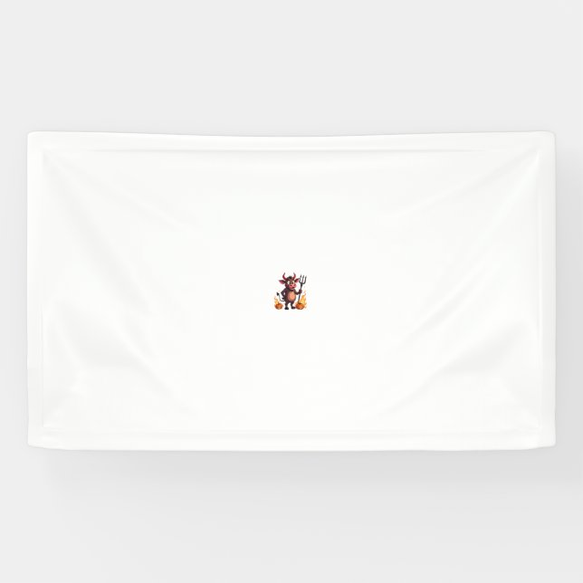 Teufel Kuh Unfug Banner (Horizontal)