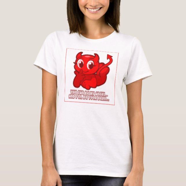 TEUFEL- ODER ENGELS-Baby - Puppent-shirt T-Shirt (Vorderseite)