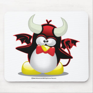 Teufel-Pinguin Mousepad