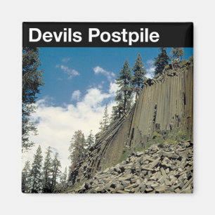 Teufel Postpile nationales Monument Magnet