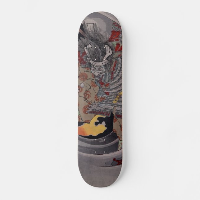 Teufel-Samurais Skateboard (Vorderseite)