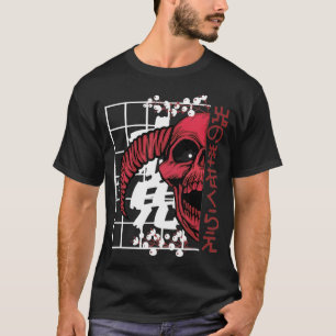 Teufel, Satan, Luzifer japanische ästhetische Klei T-Shirt