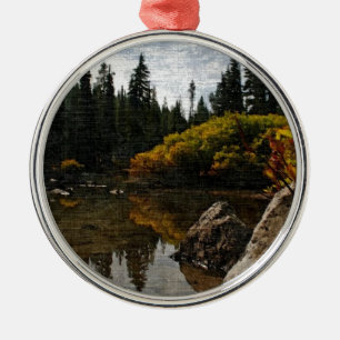 Teufel See, Oregon Kunst Silbernes Ornament