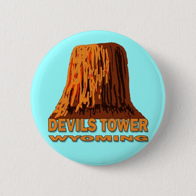 TEUFEL-TURM WYOMING BUTTON (Vorderseite)