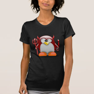 Teufel Tux (Linux Tux) T-Shirt