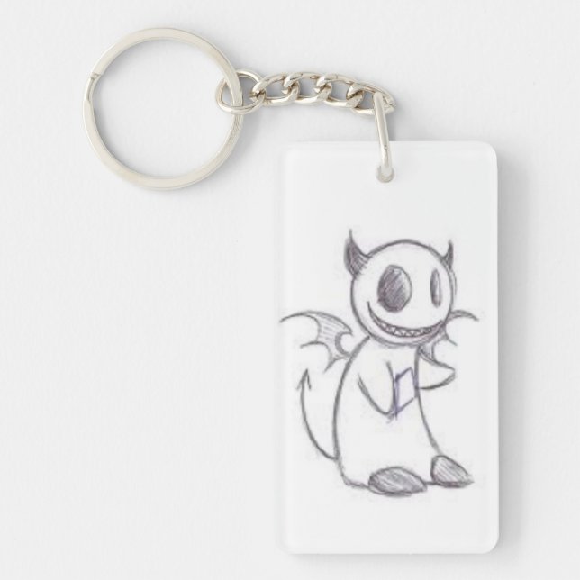 TEUFEL U. ENGEL SCHLÜSSELANHÄNGER (Vorderseite)