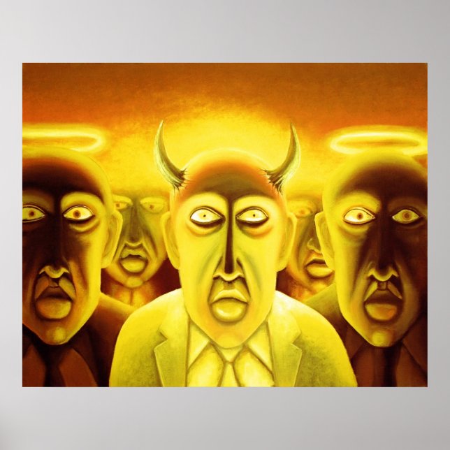 Teufel und Engel Poster (Vorne)