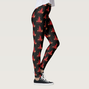Teufels-Weihnachtsbaum Leggings