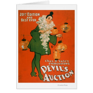 Teufelsauktion Frau im Kostümtheater 2