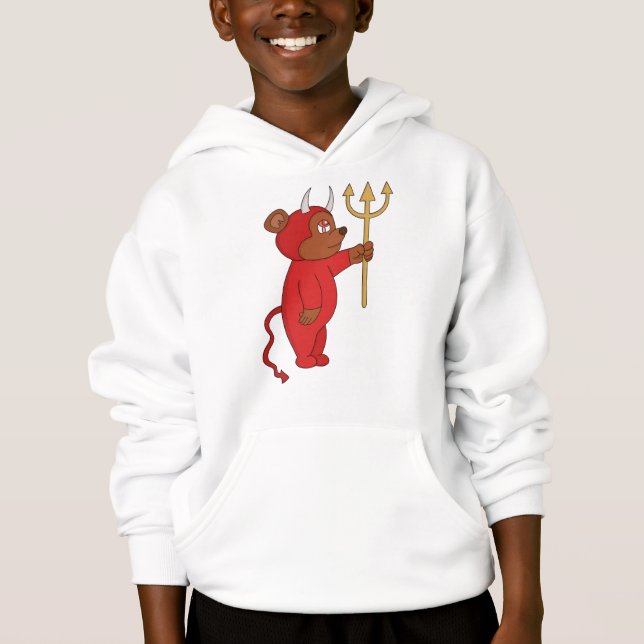 Teufelsbär Hoodie (Vorderseite)