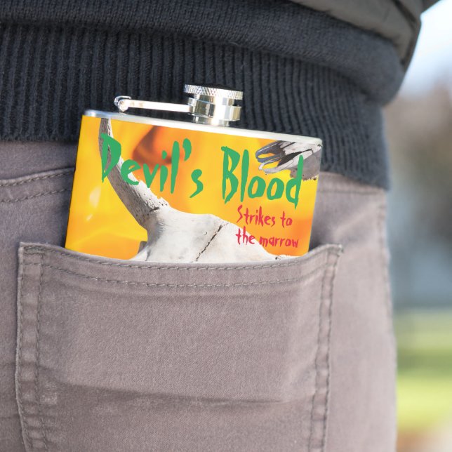 Teufelsblut Flachmann (Beispiel)