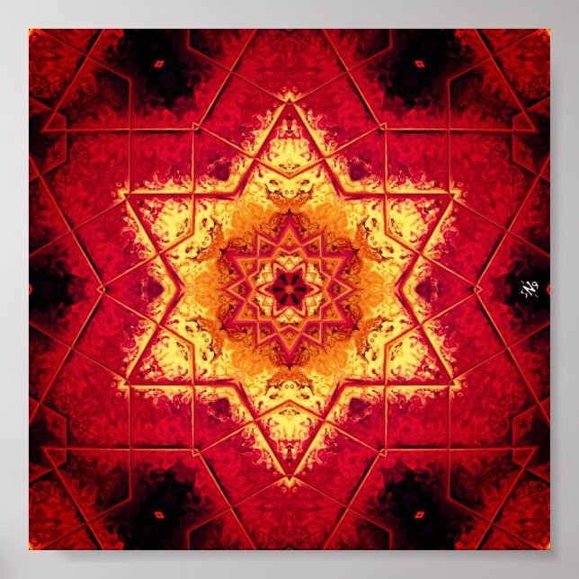 Teufelsboden - Muster Poster (Vorne)