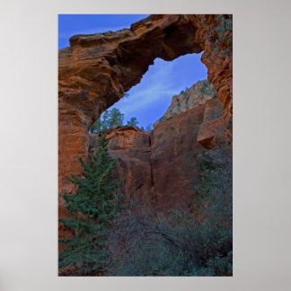 Teufelsbrücke in Sedona, AZ 3445 Poster