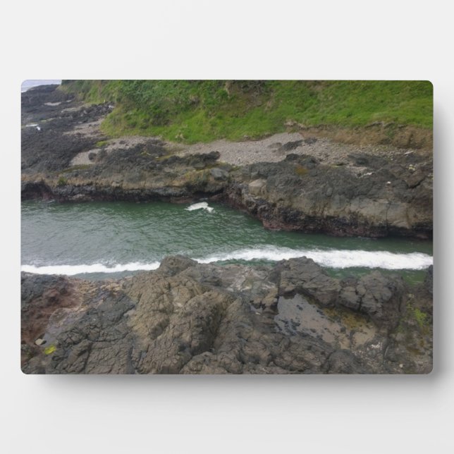 Teufelsbutterfass, Cape Perpetua, OR Fotoplatte (Vorderseite)