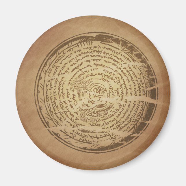 Teufelsfalle Assyrianische Magische Charme Magnet (Vorne)