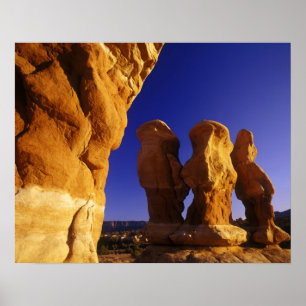 Teufelsgarten im Grand Staircase Escalante Poster