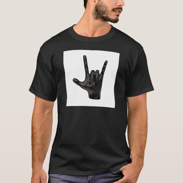 Teufelshornhand T-Shirt (Vorderseite)