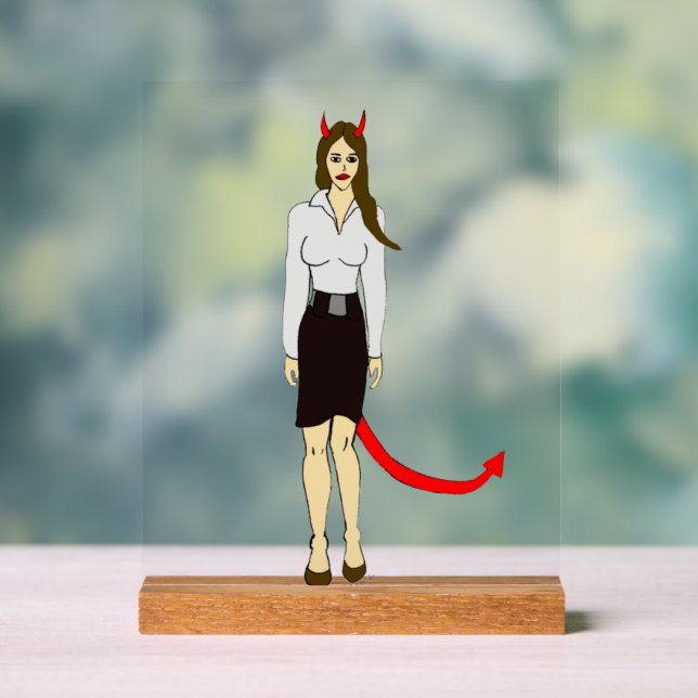 Teufelskerl Acrylschild (Neutral)