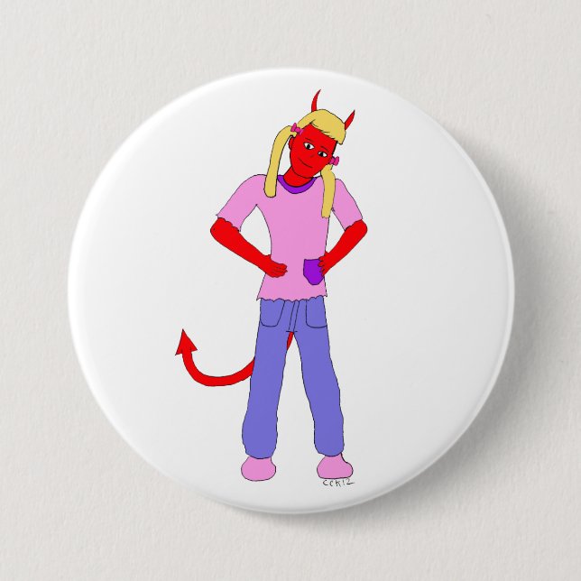Teufelskerl Button (Vorderseite)