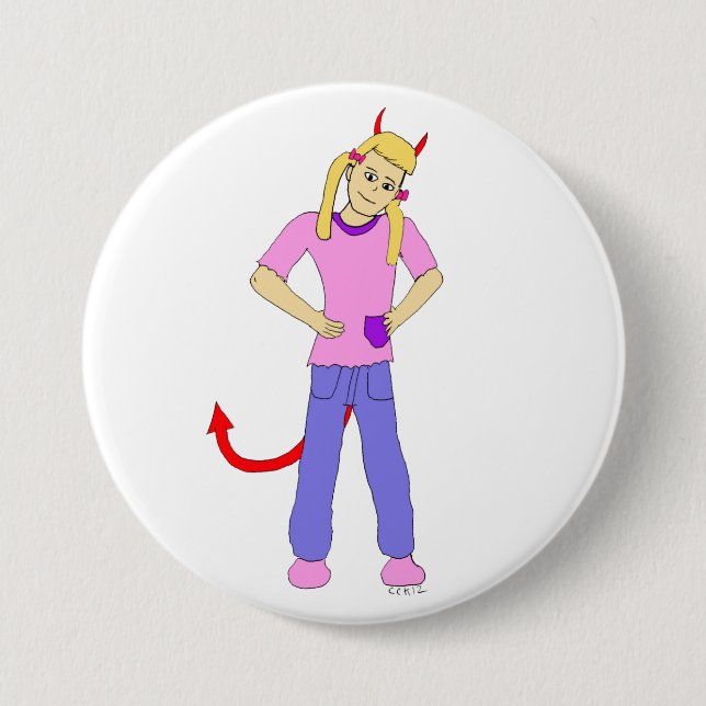 Teufelskerl Button (Vorderseite)