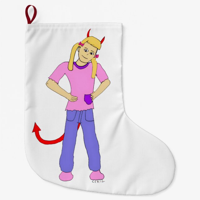 Teufelskerl Großer Weihnachtsstrumpf (Vorderseite)