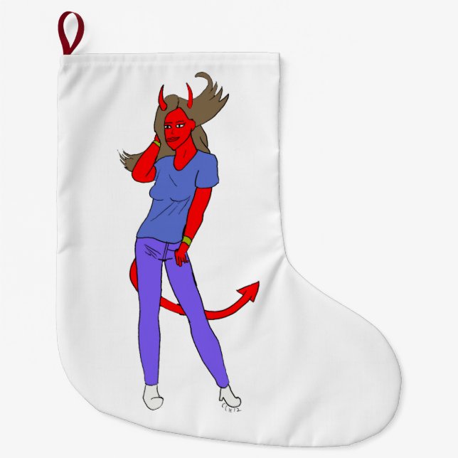 Teufelskerl Großer Weihnachtsstrumpf (Vorderseite)