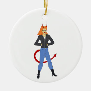 Teufelskerl Keramik Ornament
