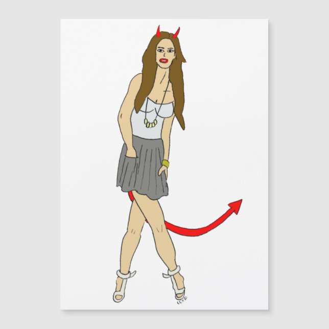 Teufelskerl Magnetkarte (Vorderseite)