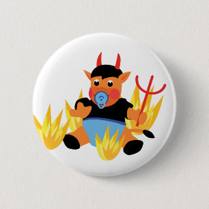 Teufelskind Button
