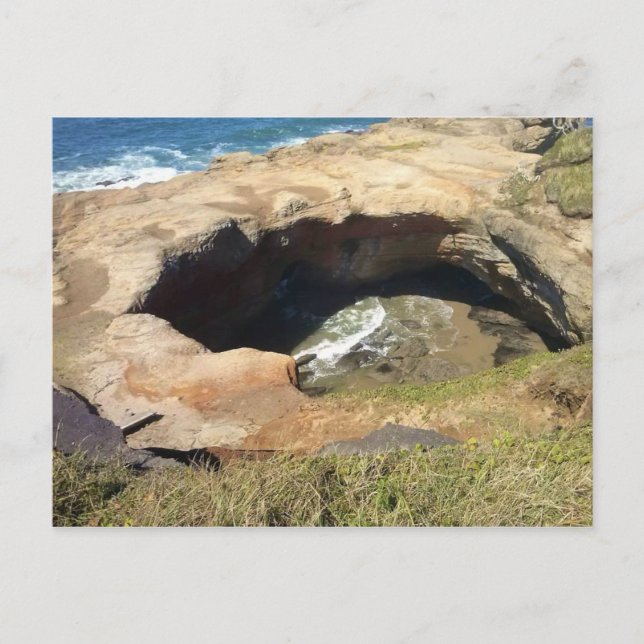 Teufelskreis, Oregon-Küste Postkarte (Vorderseite)