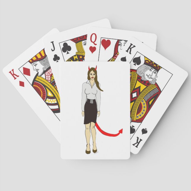 Teufelsmädchen     spielkarten (Rückseite)