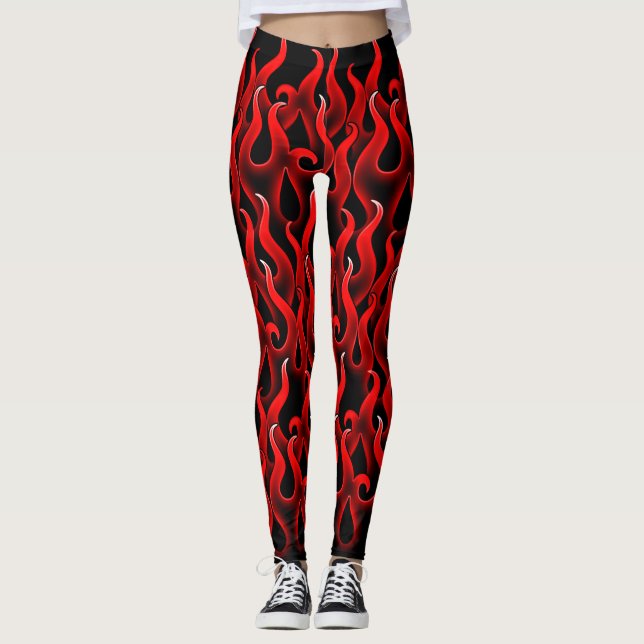 Teufelsrottentzündung Halloween-Kostüm Leggings (Vorderseite)