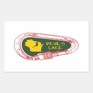 Teufelssee Klettergarten Rechteckiger Aufkleber