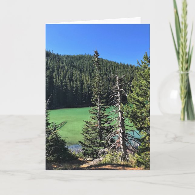 Teufelssee, Oregon Karte (Vorderseite)