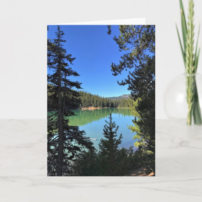 Teufelssee, Oregon Karte (Vorderseite)