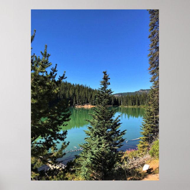Teufelssee, Oregon Poster (Vorne)